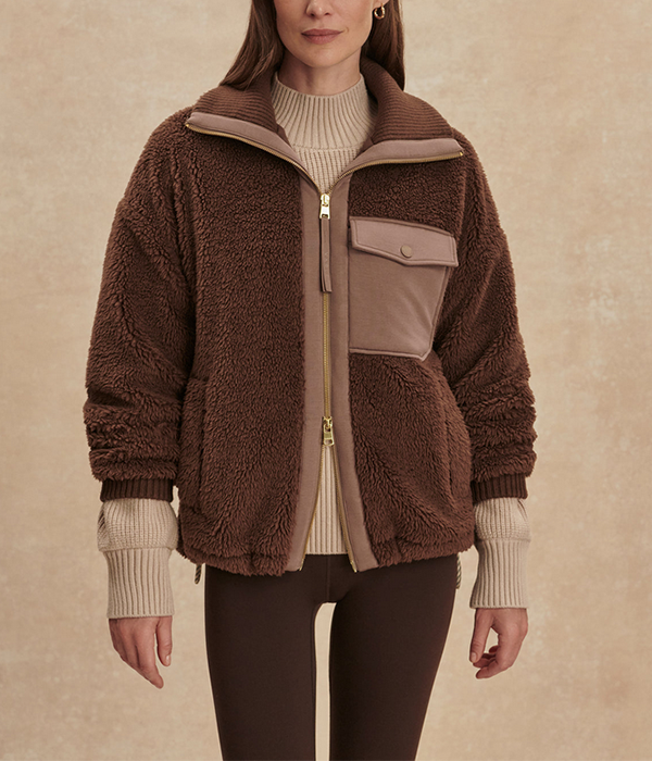Shop Womens Lowell Sherpa Jacket - Carafe - S | Bivouac Ann Arbor