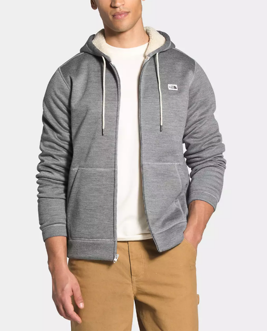 north face mens sherpa hoodie