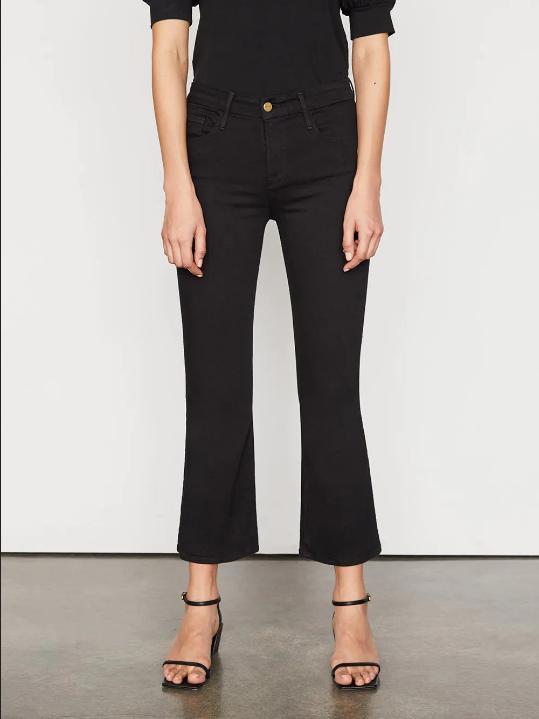 Frame Denim Womens Le Crop Mini Boot 