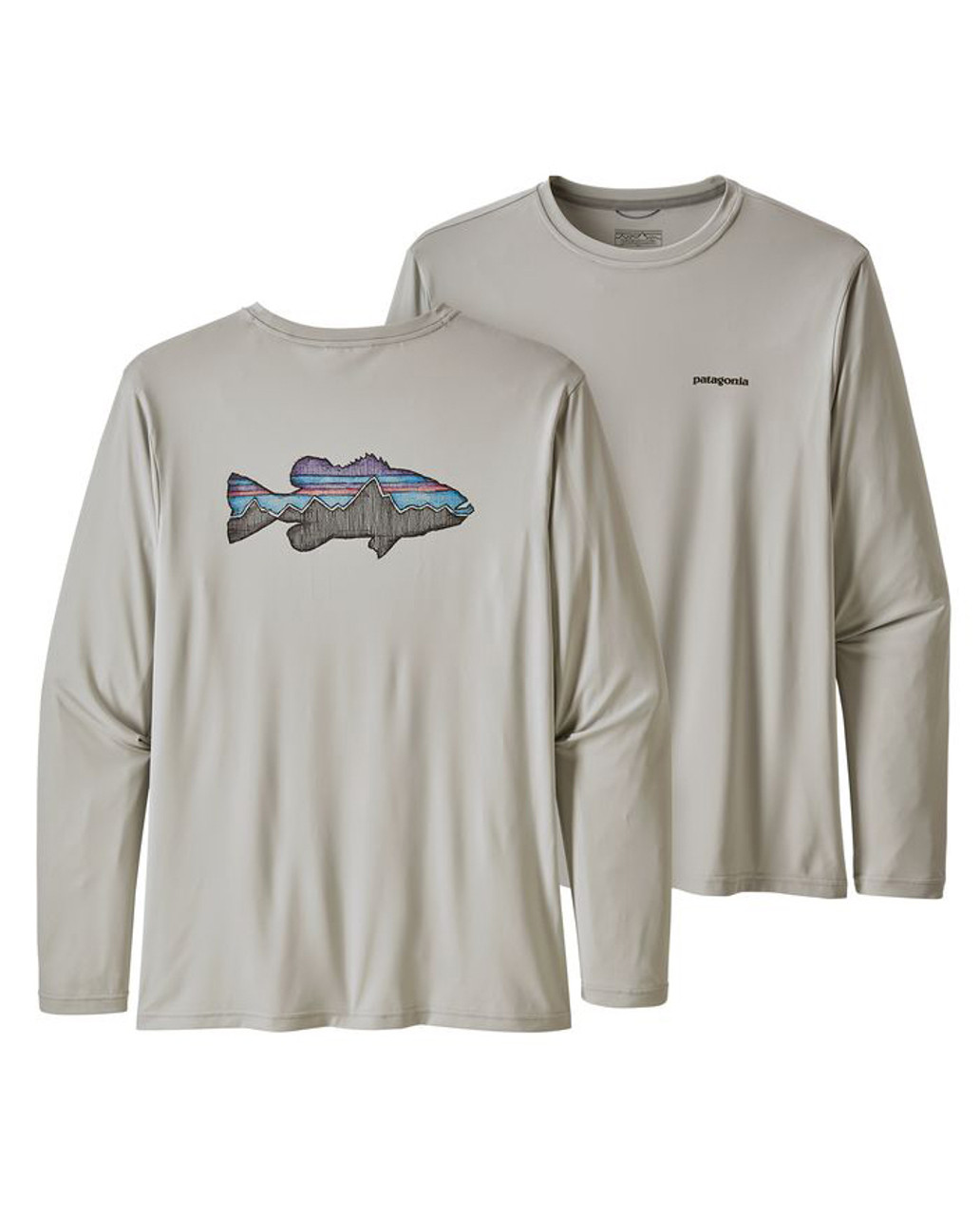 Patagonia Men's Graphic Tech Fish Tee 52146_EBDS - Duranglers Fly Fishing  Shop & Guides