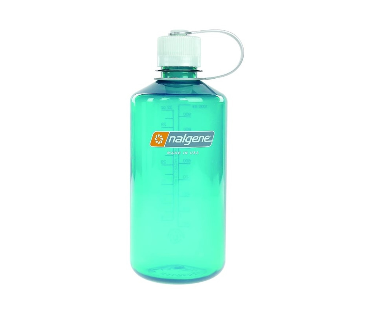 Nalgene Tritan Wide Mouth BPA-Free Water Bottle, Trout Green, 32