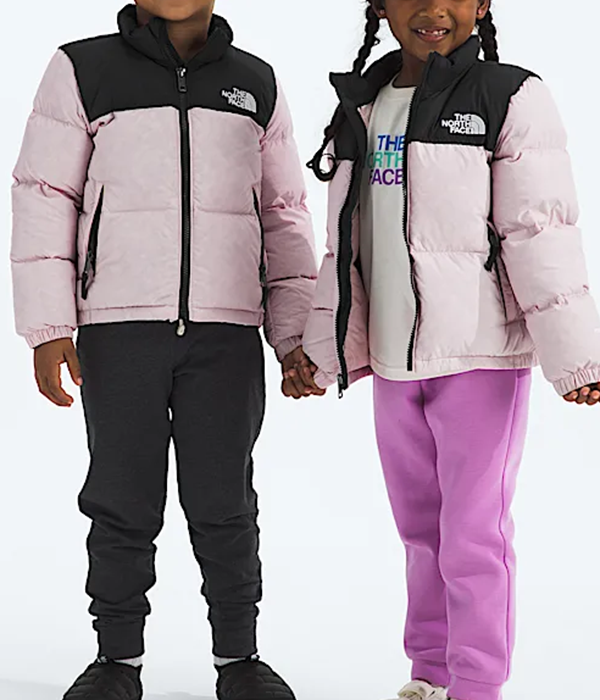 Shop Kids 1996 Retro Nuptse Jacket F25 - BP6_Pale Blossom