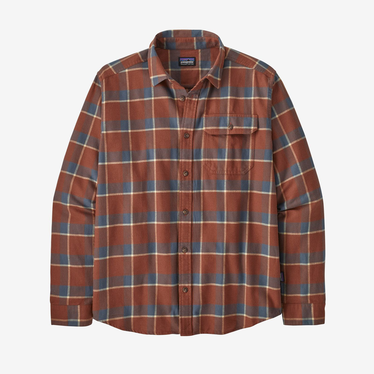 solsikke ensom Tage med Shop Patagonia Mens L/S Cotton in Conversion LW Fjord Flannel Shirt |  Bivouac Ann Arbor