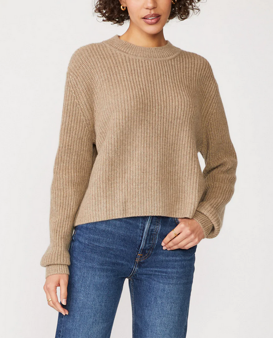 Shop Womens Ribbed Cashmere Tall Collar 