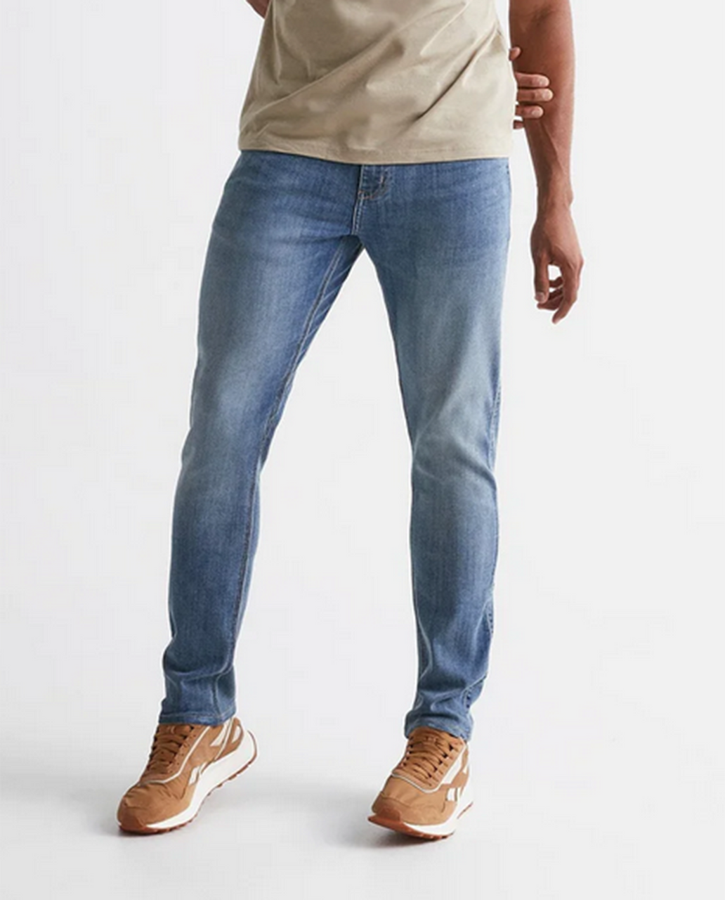 Shop Duer Mens Performance Denim Slim - Heritage Rinse | Bivouac Ann Arbor