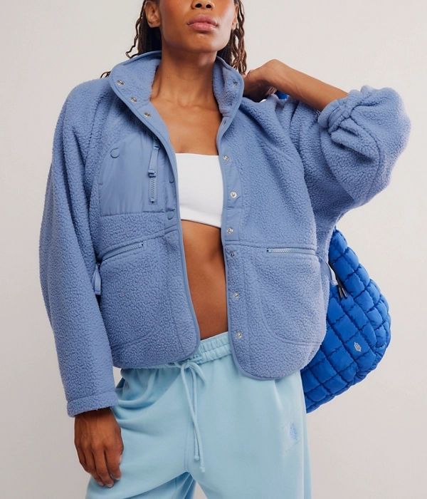 Shop FREE PEOPLE Womens Hit the Slopes Jacket - 3270_Evergreen