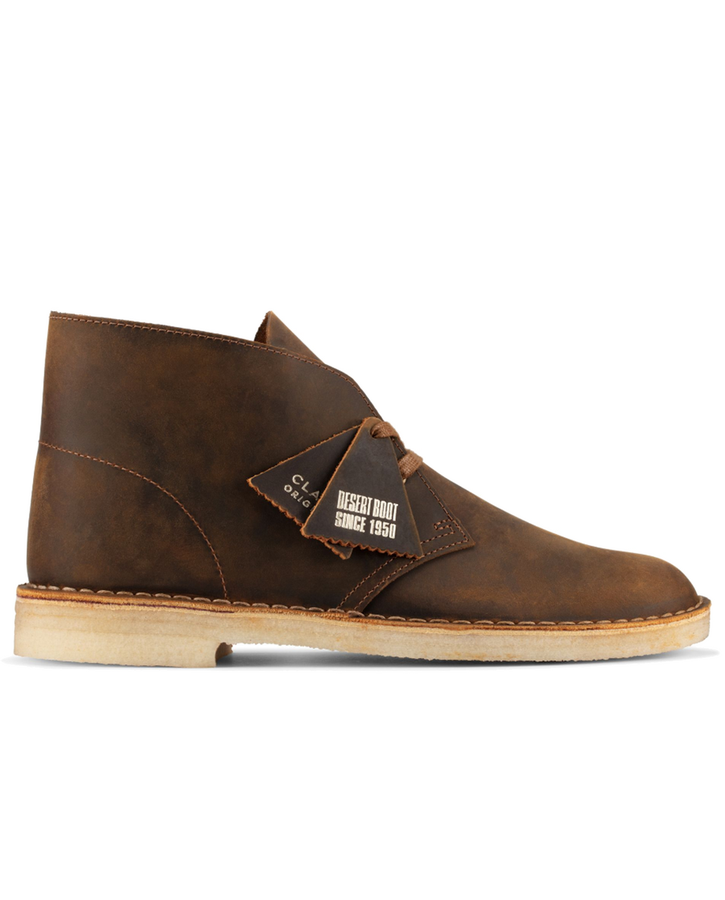 men's clarks desert boot beeswax leather