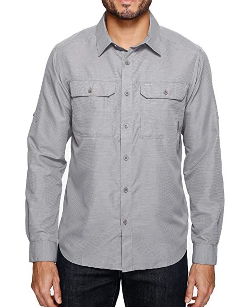 Mountain Hardwear Canyon Long-Sleeve Shirt - Men's Stone Green, XL