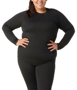 Womens Classic All-Season Merino Base Layer Long Sleeve Plus