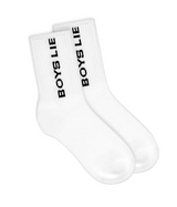 Boys Lie Logo Sock 3 Pack in White