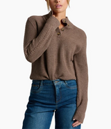 Womens Fireside Henley Sweater