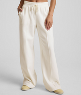 Womens Luxefleece Pintuck Wide Leg Pant