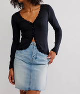 Womens Big Love Cardi - 0016_Heather Grey - L