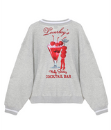 Womens Flirty Shirley Loverboy Haley Crewneck in Heather Grey - Heather Grey - S/M