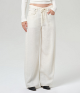 Womens Brynn Drawstring Trouser in Linen