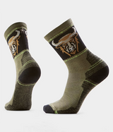 Unisex Hike Light Cushion Bison Crew Socks - K18_Winter Moss - M