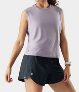 Womens Active Ultralite Crop Tank