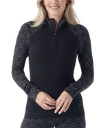 Womens Classic Thermal Merino Base Layer 1/4 Zip