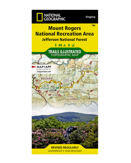 NATIONAL GEO MAPS Mt. Rogers Nat Rec Area #786