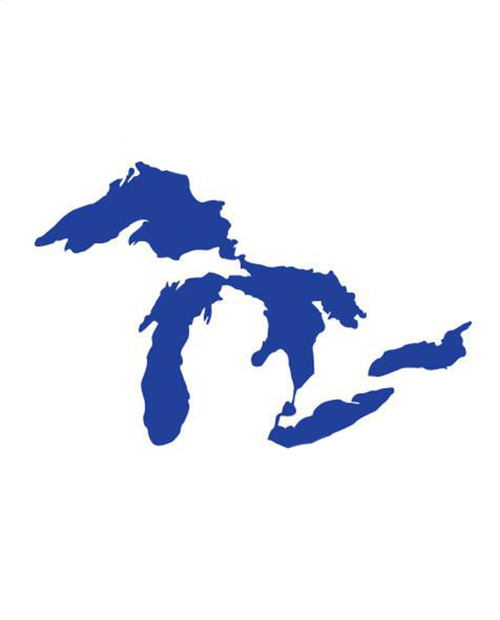 GREAT LAKES PROUD GLP Die Cut Sticker (2x3