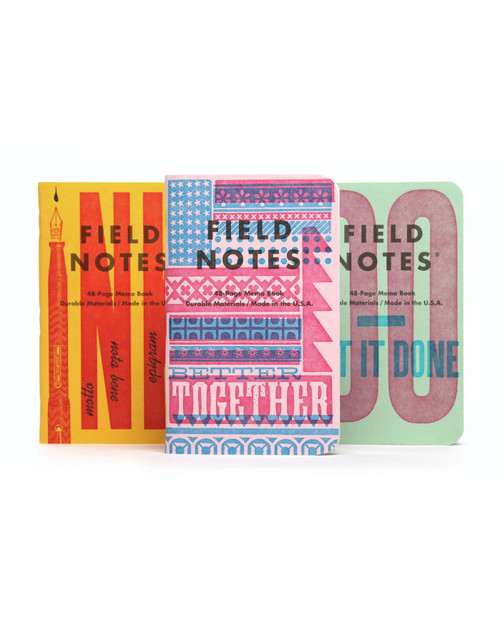 FIELD NOTES United States of Letterpress Pack B