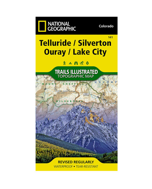 NATIONAL GEO MAPS Telluride Silverton Ouray #141 Colorado