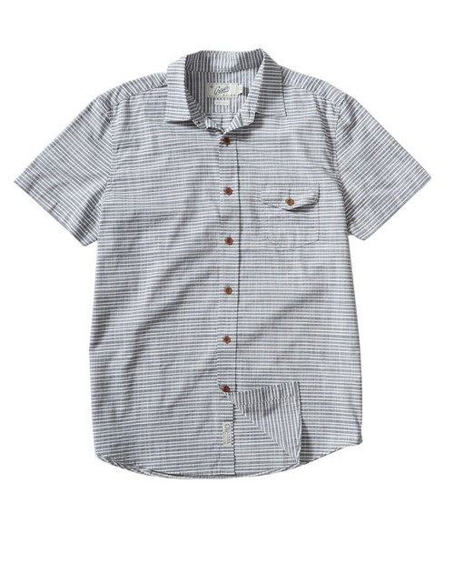 Mens Olsen Horizontal Stripe Short Sleeve Shirt Mens Olsen Horizontal Stripe Short Sleeve Shirt