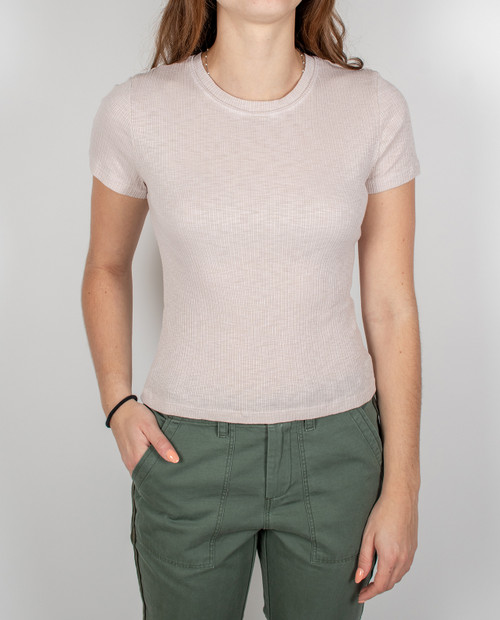 Womens Cora Cropped Baby Tee