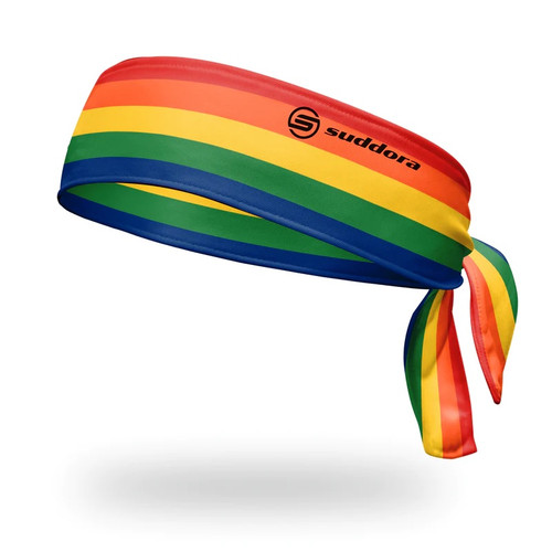 Rainbow Tie Headband