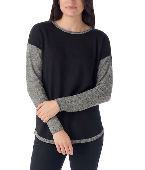 Womens Shadow Pine Colorblock Sweater
