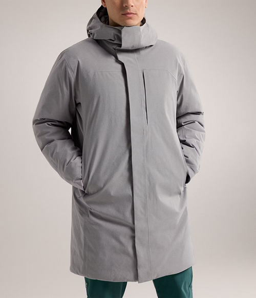 New Arcteryx Nuclei SV Parka Graphite Dowm Jacket Mens Size S Charcoal Gray