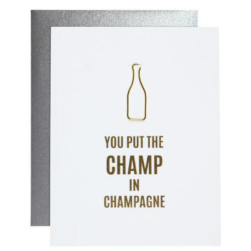 Champ in Champagne Card