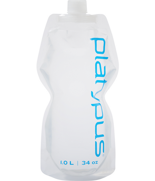 SoftBottle 1L w/ Closure Cap - Platy Logo