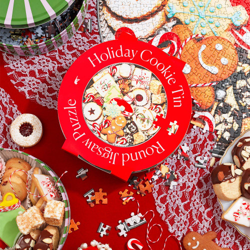 Holiday Cookie Tin Jigsaw Puzzle