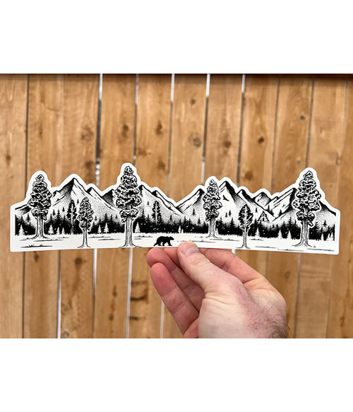 Endless Mountains Sticker