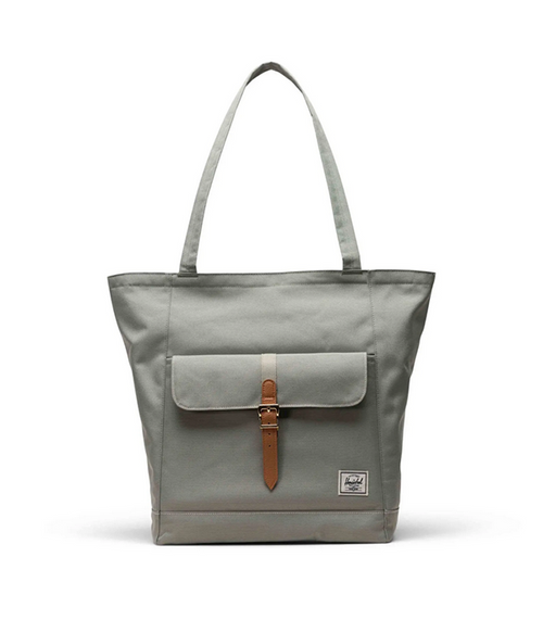 Herschel Retreat Tote in Seagrass/White Stitch