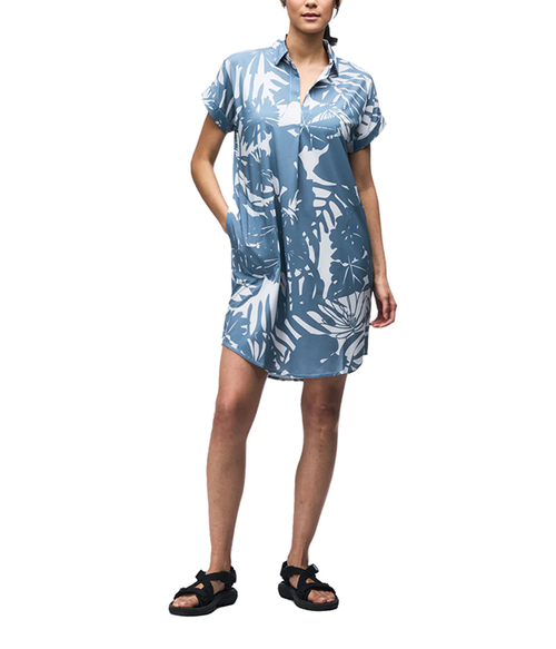 Womens Frivol Knee Length Short Sleeve Shirt Dress