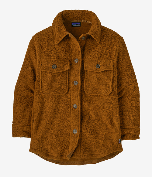 Womens Retro Pile Shacket