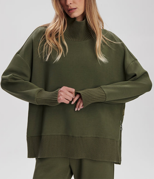 Womens Barker High Neck Sweat
