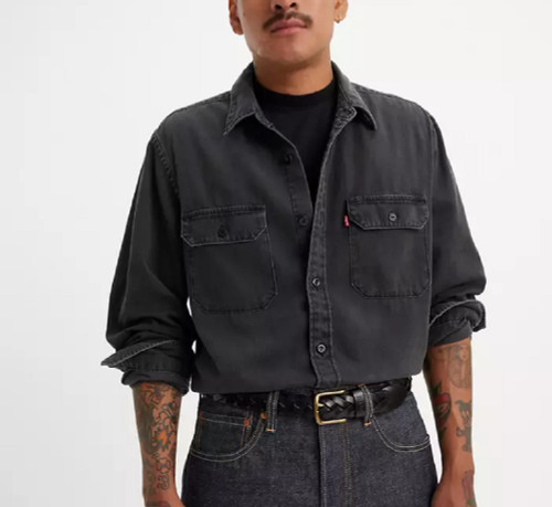 Mens Jackson Worker Cosmo in Washed Black