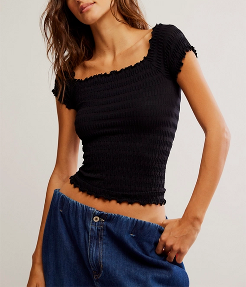 Womens Pucker Up Seamless Tee