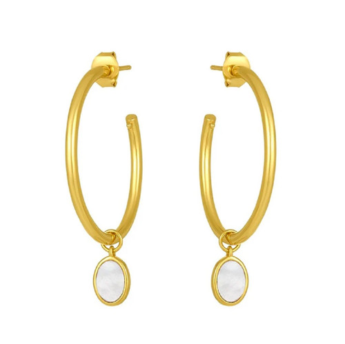 Womens Catalina Hoops Gold