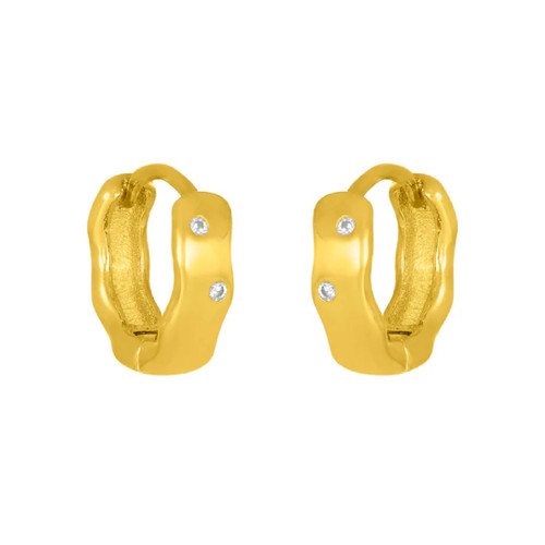 Womens Dottie Huggies Gold