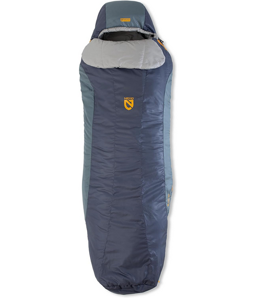 Tempo Men's Synthetic Sleeping Bag 20 Degree LONG in Odyssey Gray - Titanium