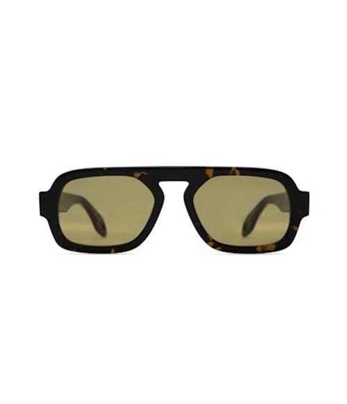 Womens Jane Mini in Dark Brown Tortoise Olive Green