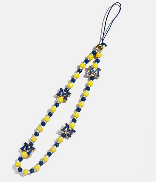 Womens  University of Michigan Phone Charm