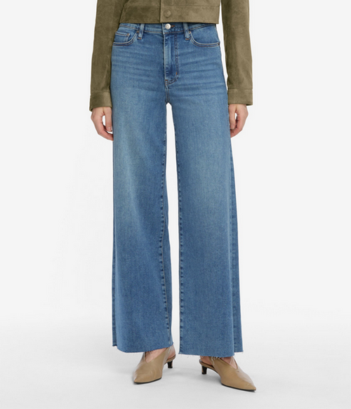 Womens Le Slim Palazzo in Flip Raw After