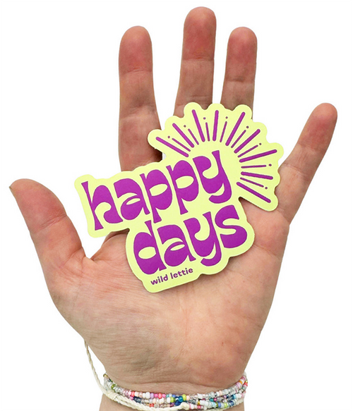 Sunny Happy Days Sticker