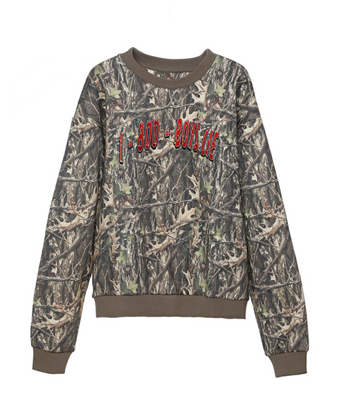 Womens 1-800 Manhunt Kara Crewneck in Multi