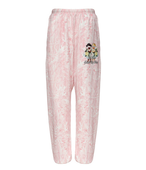 Womens Let Love Guide My Way Kimmy Pants in Pink